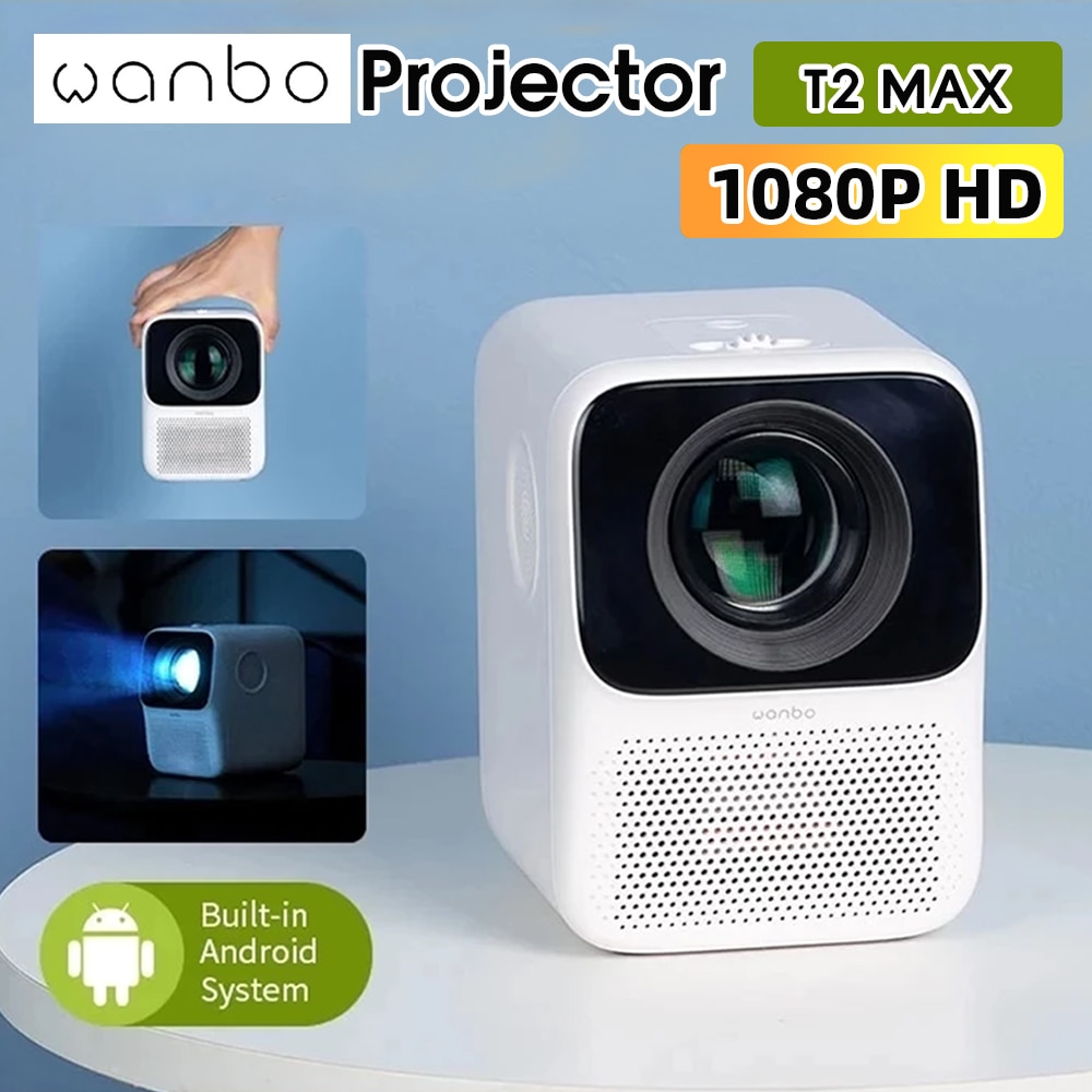 Wanbo-T2 MAX  1080P ̴ LED ޴ ,..